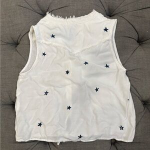 Bella Dahl Sleeveless Botton Down Front Tie
Shirt Size M